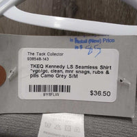 LS Seamless Shirt *vgc/gc, clean, mnr snags, rubs & pills
