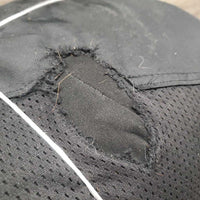 Mesh Stable Sheet, "Lily", 2 legs *vgc, clean, hair, dust, pilly, repairs, tears, mnr snags, hole, threads