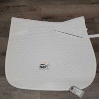 Quilt All Purpose Saddle Pad, tags, "Willowdale Champion *new, v. mnr hair, threads
