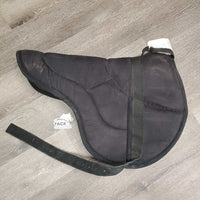 Neoprene Nonslip Bareback Pad, neoprene Girth *vgc, clean & mnr dirt & hair, edges: rubs, pills & faded
