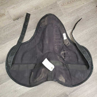 Neoprene Nonslip Bareback Pad, neoprene Girth *vgc, clean & mnr dirt & hair, edges: rubs, pills & faded