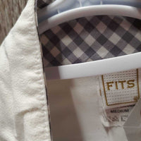 LS Show Shirt *gc/fair, stained, dingy, yellowed