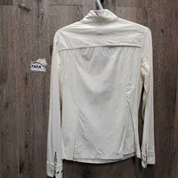 LS Show Shirt *gc/fair, stained, dingy, yellowed
