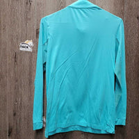 LS Sun Shirt, 1/4 Zip Up, Mesh Sleeves *vgc/xc, mnr dents
