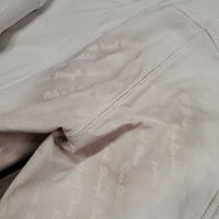 Full Seat Sticky Breeches *gc/fair, v.stained, puckers, faded, peeled logo & stickies, v.discolored seat & legs, rubs, pills
