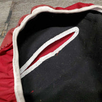 Nylon-Fleece Close Contact Saddle Cover, shoulder strap, pocket *vgc, mnr hair, stains, dirt, threads
