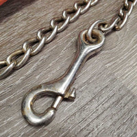 Soft Round Nylon Lead Rope, 24" Nose Chain *gc, stains, rubs, snags, dirt, hair, peeled
