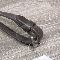 Narrow Pr Rubber Reins, Buckles *fair, faded, v.stiff, dry, faded, thin edges, threads, faded
