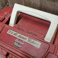 Cork Kit: 120 Corks: 19 new, 101 Used, Tap/Wrench, Round Tap, 3 Cleaners, Plugs: foam, plastic & cotton, case *gc, marker, scrapes, dirt, rust