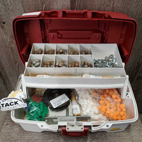 Cork Kit: 120 Corks: 19 new, 101 Used, Tap/Wrench, Round Tap, 3 Cleaners, Plugs: foam, plastic & cotton, case *gc, marker, scrapes, dirt, rust