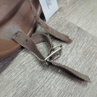 Plastic Bib, 3 Nylon Straps *gc/fair, dirty, scratches, missing 2 straps, rubs, scrapes

