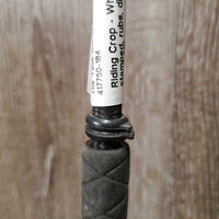 Riding Crop - Whip *gc, No Handle, stamped, rubs, dirty, snags, frays