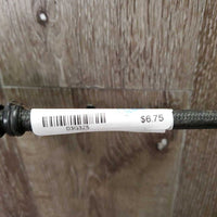 Riding Crop - Whip *gc, No Handle, stamped, rubs, dirty, snags, frays
