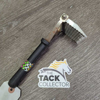 Mane & Tail Rake - Detangler, handle, plastic cover *gc, dirty, rust, tape
