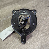 Wall Mounted Bridle Hook, tags, screws *new, dirty
