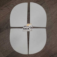 16 Half Pad Shims: 6 Front, 6 Back, 4 Center/Bridging *xc/like new, mnr dusty & hair
