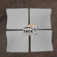 16 Half Pad Shims: 6 Front, 6 Back, 4 Center/Bridging *xc/like new, mnr dusty & hair
