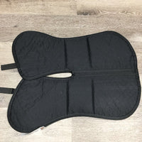 Shimmable Wither Relief Half Pad, 3x shims *xc, clean, weak velcro, mnr hair, puckers
