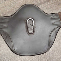 Short Padded Belly Girth, 2x els, Caribiner *vgc, clean, mnr hair, dirt, scrapes & rubs
