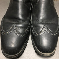 Paddock Boots, Punched, Zips, 1 Black Bag, box *vgc, clean, v.mnr seam residue & toe scuffs
