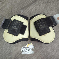 Hind Boots, velcro *gc, clean, yellowed, faded, threads, older, scratches, stains
