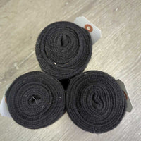 3 Thick Soft Stretchy Leg Wraps *vgc, mnr hair & dirt
