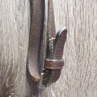 Rsd Bridle, Braided Reins *gc/fair, dry, stiff, scrapes, mismatched, stains
