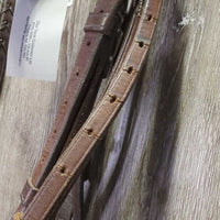 Rsd Bridle, Braided Reins *gc/fair, dry, stiff, scrapes, mismatched, stains
