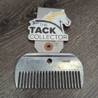 Wide Aluminum Braiding Mane Comb *gc/fair, sticker, dirt, scratches
