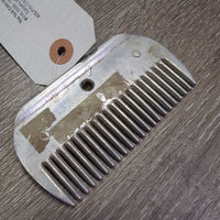 Wide Aluminum Braiding Mane Comb *gc/fair, sticker, dirt, scratches
