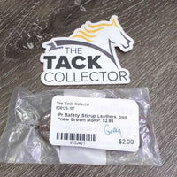 Pr Safety Stirrup Leathers, bag *new
