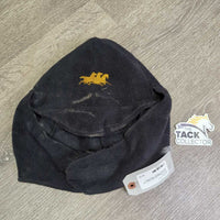 Fleece Helmet & Face Cover *gc, hair, dirt, residue, faded
