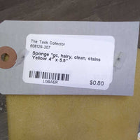 Sponge *gc, hairy, clean, stains
