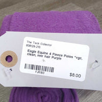 4 Fleece Polos *vgc, clean, mnr hair
