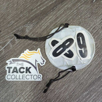 3# Round Horse Show Number, 2x els *gc/fair, v.torn sides, dirt, hair, residue
