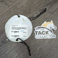 3# Round Horse Show Number, 2x els *gc/fair, v.torn sides, dirt, hair, residue
