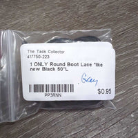 1 ONLY Round Boot Lace *like new
