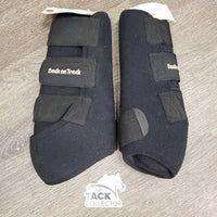 Pr Closed Boots, velcro *vgc, clean, clumpy, hairy, older?
