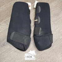 Pr Closed Boots, velcro *vgc, clean, clumpy, hairy, older?
