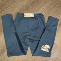 JUNIORS Pull On Riding Tight Breeches, drawstring waist *gc, rubs, mnr undone leg stitching, rubs, pills, cut tag
