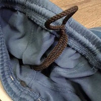 JUNIORS Pull On Riding Tight Breeches, drawstring waist *gc, rubs, mnr undone leg stitching, rubs, pills, cut tag
