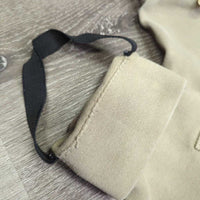 JUNIORS Hvy Cotton Jodphurs, Drawstring Waist, 2x elastics *gc, cut tag, stretched elastic, rubs, faded
