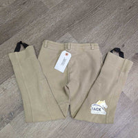 JUNIORS Hvy Cotton Jodphurs, Drawstring Waist, 2x elastics *gc, cut tag, stretched elastic, rubs, faded
