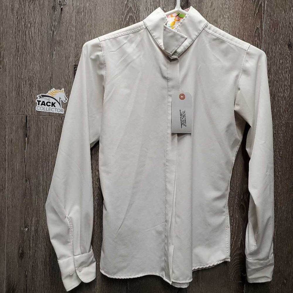 LS Show Shirt, snap collar *vgc, clean, pills, mnr dingy?
