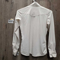 LS Show Shirt, snap collar *vgc, clean, pills, mnr dingy?
