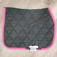 Quilt Jumper Saddle Pad, piping, tabs *vgc/gc, clean, mnr hair, faded, rubs, snags, mnr tears

