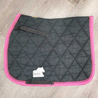 Quilt Jumper Saddle Pad, piping, tabs *vgc/gc, clean, mnr hair, faded, rubs, snags, mnr tears
