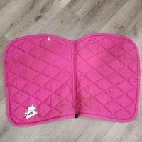 Quilt Jumper Saddle Pad, piping, tabs *vgc/gc, clean, mnr hair, faded, rubs, snags, mnr tears
