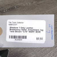 1 Only Leather Breakaway Halter Attachment, tag *new

