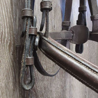 Rsd/Padded Monocrown Bridle *vgc, dirt, hairy seams, edge scrapes, NO Flash
